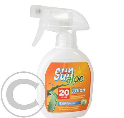 SUN VITAL Opalovací mléko OF20 s Aloe Vera 300ml