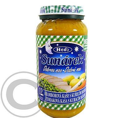 Sunárek bramborová kaše s kuřecím masem 250 g, Sunárek, bramborová, kaše, kuřecím, masem, 250, g