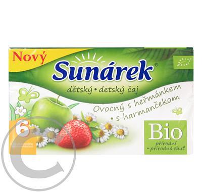 Sunárek čaj dětský ovocný s heřmánkem 20 x 1.5g, Sunárek, čaj, dětský, ovocný, heřmánkem, 20, x, 1.5g