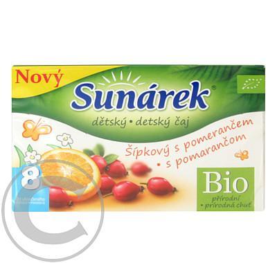 Sunárek čaj dětský šípkový s pomerančem 20 x 1.5g