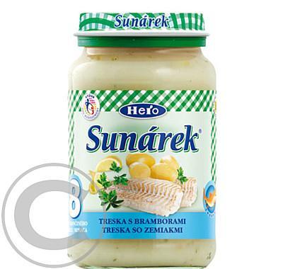 Sunárek masozeleninový příkrm treska s bramborami 200g, Sunárek, masozeleninový, příkrm, treska, bramborami, 200g