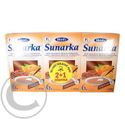 SUNARKA s rýží čokoládová příchuť   pomeranč 3x265g 2 1zdarma