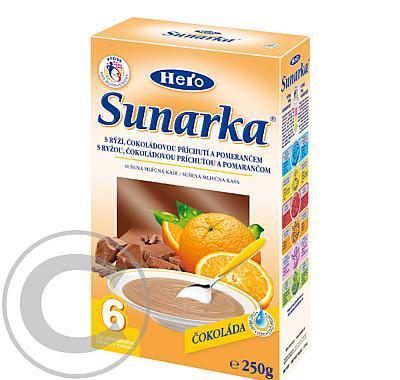 Sunarka s rýží čokoládová příchuť s pomerančem 250g