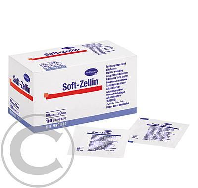 TAMPON Soft-Zellin sterilní impregnovaný s alkoholem/100ks