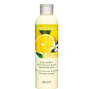 Tělové mléko s citronem a bazalkou Naturals (Lemon Blossom & Basil Hand & Body Lotion) 200 ml