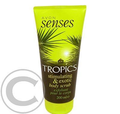 Tělový peeling s vůní tropického ovoce Tropics Senses 200 ml