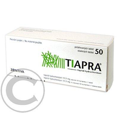 TIAPRA  20X100MG Potahované tablety, TIAPRA, 20X100MG, Potahované, tablety