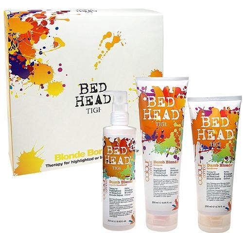 Tigi Bed Head Combat Colour Blonde Bombshell  700ml 250ml Dumb Blonde Shampoo   200ml