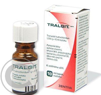 TRALGIT GTT.  1X10ML Kapky, roztok, TRALGIT, GTT., 1X10ML, Kapky, roztok