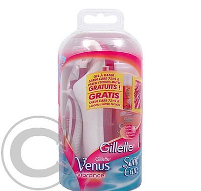 Gillette Venus Vibrance strojek   Satin care gel 75ml