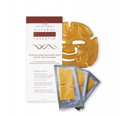 Kolagenová maska Nano Gold Facial Mask 3 kusů