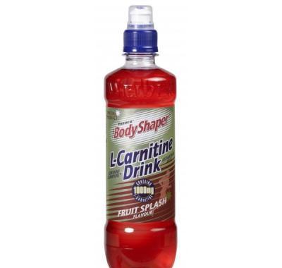 L-Carnitine Fitness Drink, nápoj s L-carnitinem, 500ml, Weider - Orange-Mandarin