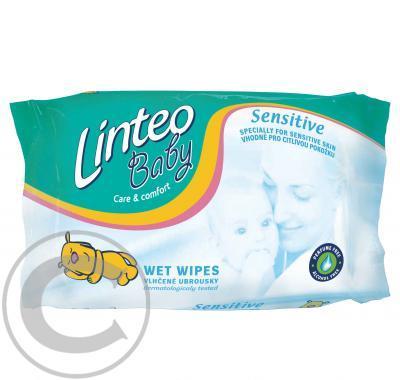 LINTEO Vlhčené ubrousky baby sensitive dětské 64 kusů