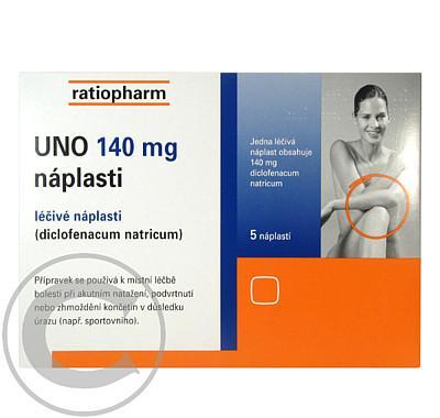 UNO 140 MG NÁPLASTI  5X140MG Léčivá náplast