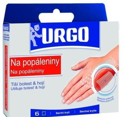 URGO Na popáleniny lipido–koloidní krytí 5x5 cm 6 kusů