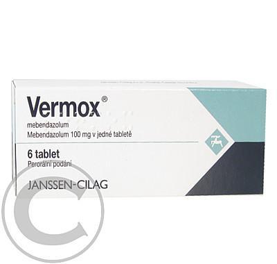 VERMOX  6X100MG Tablety