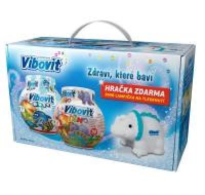 Vibovit Vánoce 2015 Triceratops 2 x 50 kusů želé vitamínů   DÁREK