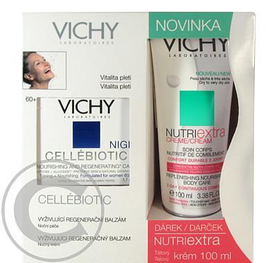 VICHY Cellebiotic noční krém 50ml   DÁREK Nutriextra tělový krém 100ml ZDARMA