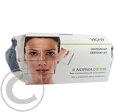 Vichy Cestovní taštička Normaderm - odličovací mléko 30ml, čistící tonikum 30ml, krém Soin   Nuit 5 ml