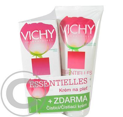 Vichy ESSENTIELLES krém na suchou pleť 50ml   čisticí pěnový krém 100 ml ZDARMA