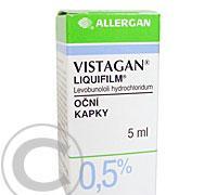 VISTAGAN LIQUIFILM 0,5%  1X5ML Oční kapky, roztok, VISTAGAN, LIQUIFILM, 0,5%, 1X5ML, Oční, kapky, roztok