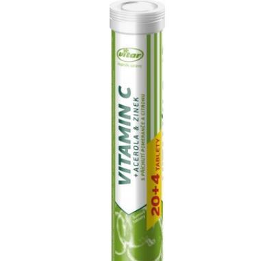 VITAR Vitamin C 20   4 šumivých tablet : VÝPRODEJ exp. 2015-11