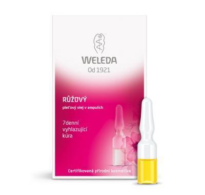 WELEDA Růžový pleťový olej - 7denní vyhlazující kúra 7x0,8 ml : Výprodej