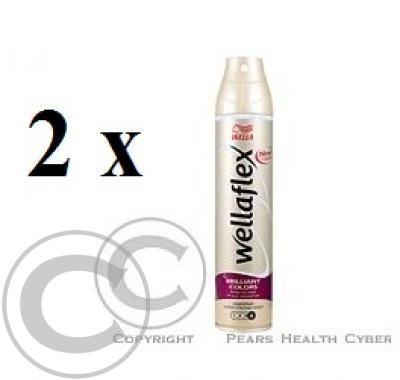 Wellaflex Lak 2x250ml barvené brilliant