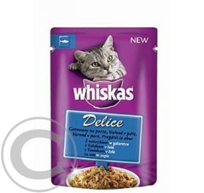 Whiskas kapsa Delice vařené v páře s tuňákem vželé 85g