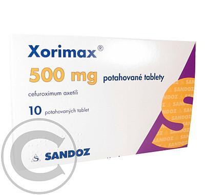 XORIMAX 125 MG POTAH. TABLETY  10X125MG Potahované tablety, XORIMAX, 125, MG, POTAH., TABLETY, 10X125MG, Potahované, tablety