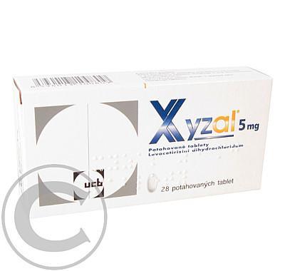 XYZAL  30X5MG Potahované tablety, XYZAL, 30X5MG, Potahované, tablety