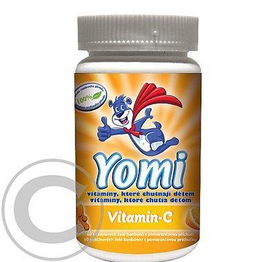 Yomi Vitamín C 60 želé bonbónů, Yomi, Vitamín, C, 60, želé, bonbónů