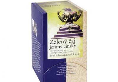 Zelený čaj - jemný čínský bio porc. dárkový 27g