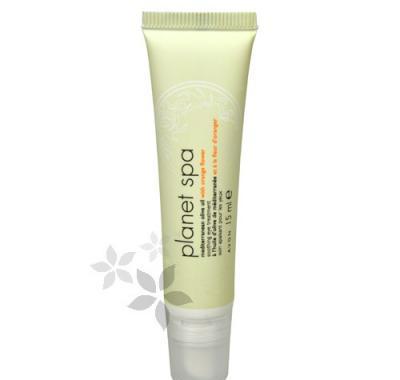 Zklidňující péče o oční okolí s olivovým olejem a květem pomerančovníku Planet Spa (Mediterranean Olive Oil With Orange Flower Soothing Eye Treatment) 15 ml, Zklidňující, péče, o, oční, okolí, olivovým, olejem, květem, pomerančovníku, Planet, Spa, Mediterranean, Olive, Oil, With, Orange, Flower, Soothing, Eye, Treatment, 15, ml